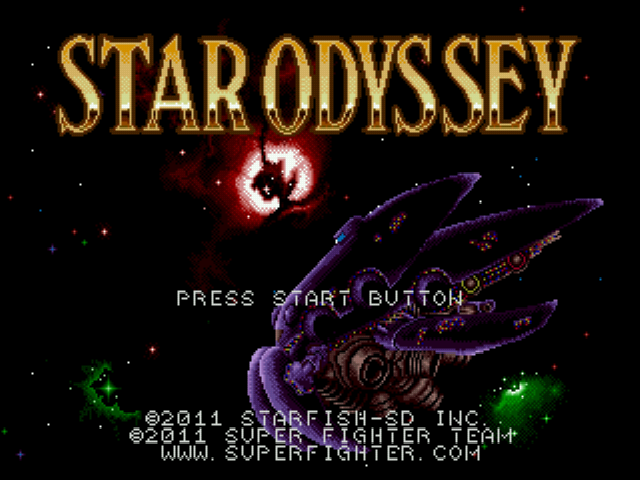 Star Odyssey Title Screen